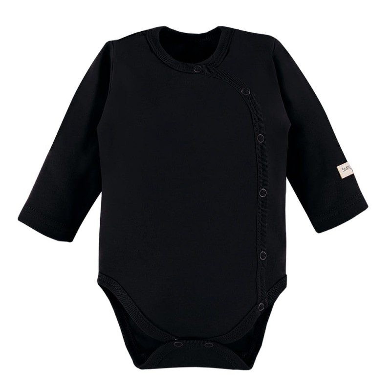 Black Snap Baby Bodysuit