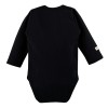 Black Ribbed Baby Bodysuit