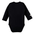 Black Ribbed Baby Bodysuit