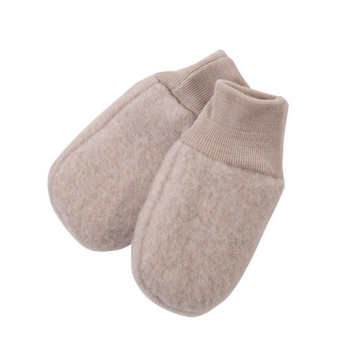 Children's polar gloves in beige