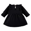 Black Dress with Ruffles