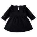 Black Dress with Ruffles