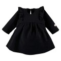 Black Dress with Ruffles