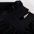 Black Dress with Ruffles