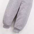 Gray Baby Tracksuit with Yellow Accents