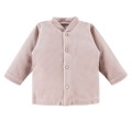 Beige baby set with tiger embroidery