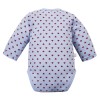 Blue Baby Bodysuit with Hearts