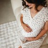 Těhotenská a kojicí košile Linda na knoflíky ecru