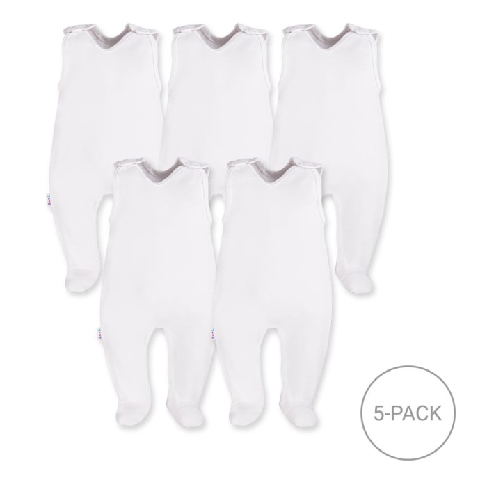 5-pack dupačky bílé