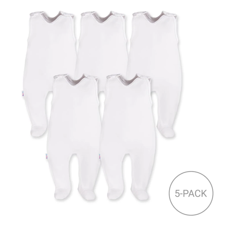 5-pack dupačky bílé