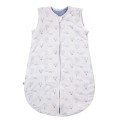 White baby sleeping bag with balloon print