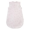 Cream baby sleeping bag with flower print