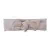 Beige girls’ headband with muslin bow