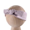 Heather girls’ headband with muslin bow