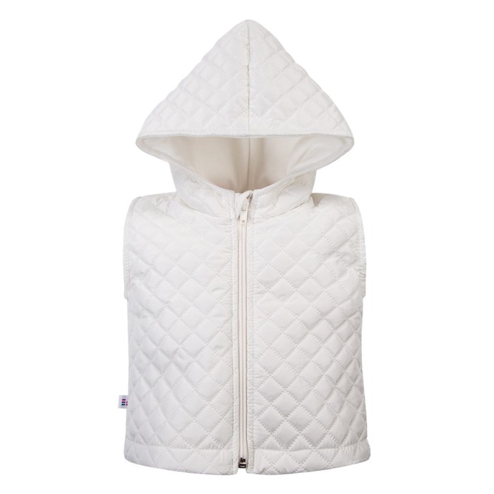 Beige Quilted Children's Vest