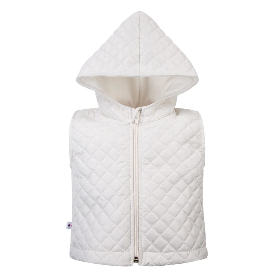 Beige Quilted Children's Vest