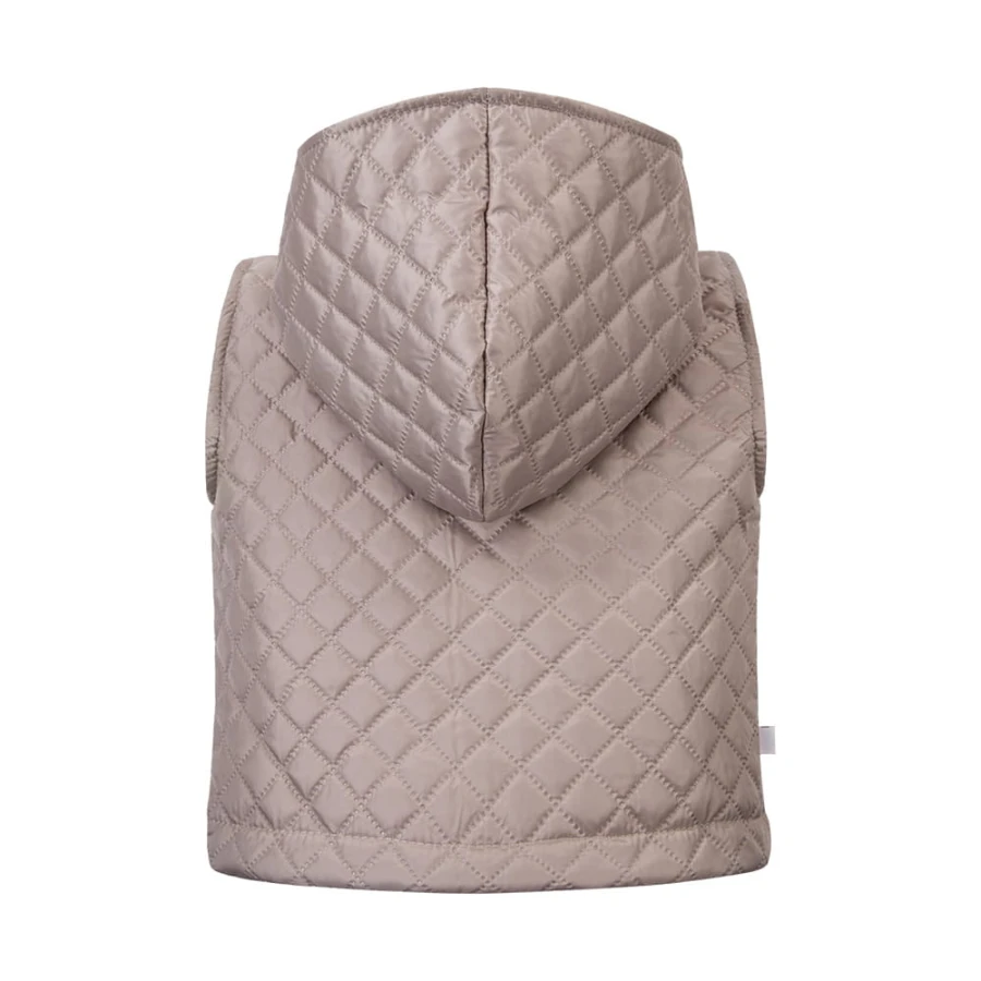 Children’s quilted beige vest