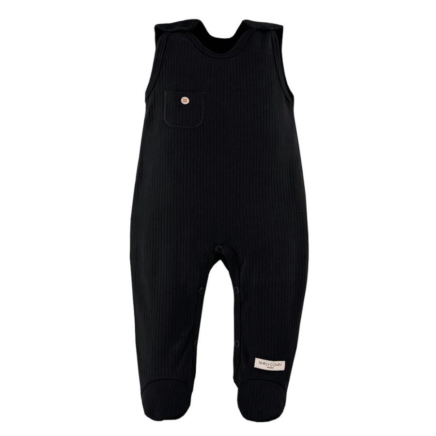 Baby black rompers