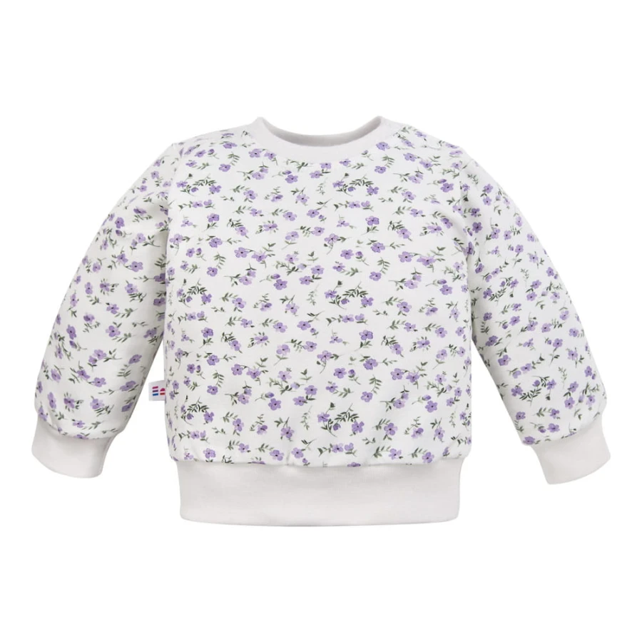 Girls' set – sweatshirt and flared leggings