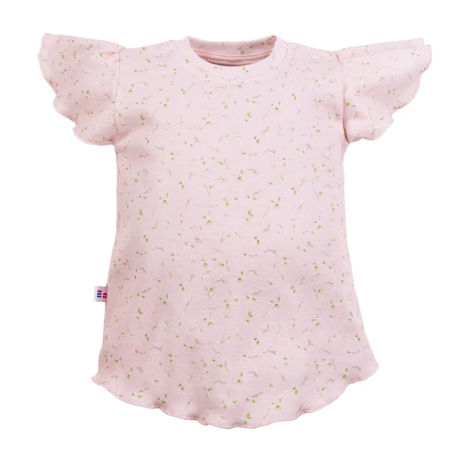 Girls' set – top with butterfly sleeve and shorts