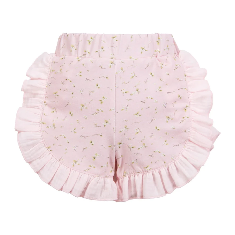 Girls' set – top with butterfly sleeve and shorts