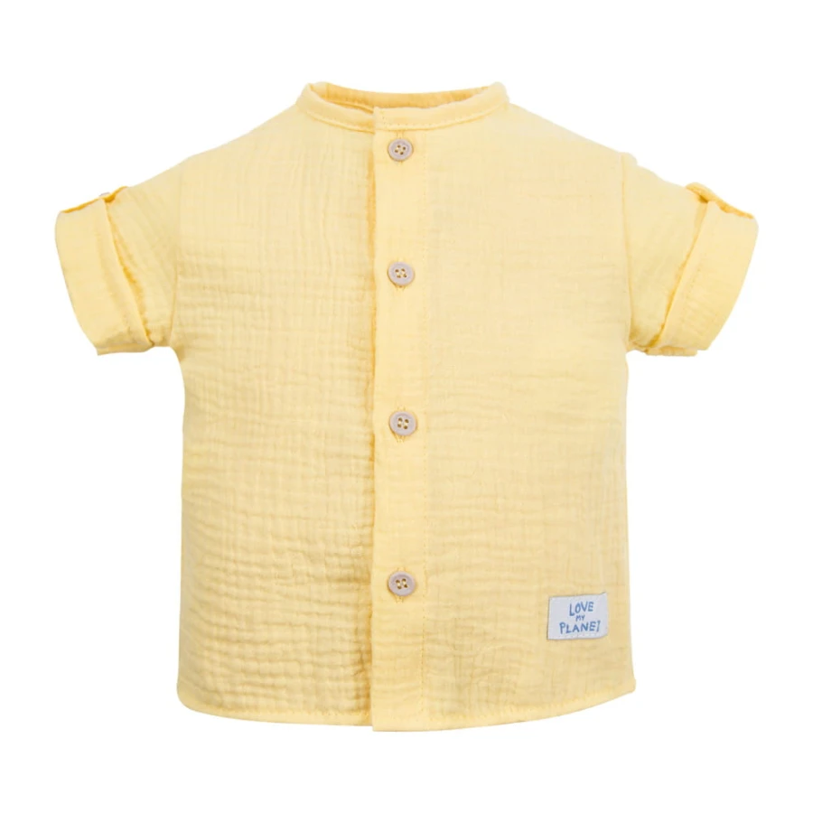 Yellow muslin boys' set