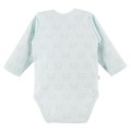 2-pack baby bodysuits blue and mint with bears