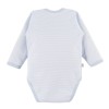 2-pack baby wrap bodysuits with bear blue and mint