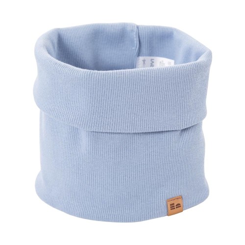 Komin dziecięcy w prążek jasnoniebieski