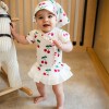 Dětské bloomers ecru s třešněmi