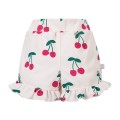 Dívčí šortky ecru s třešněmi