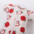 Dětský romper ecru s jablíčky