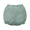 Dětské mušelínové bloomers zelené
