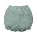 Dětské mušelínové bloomers zelené