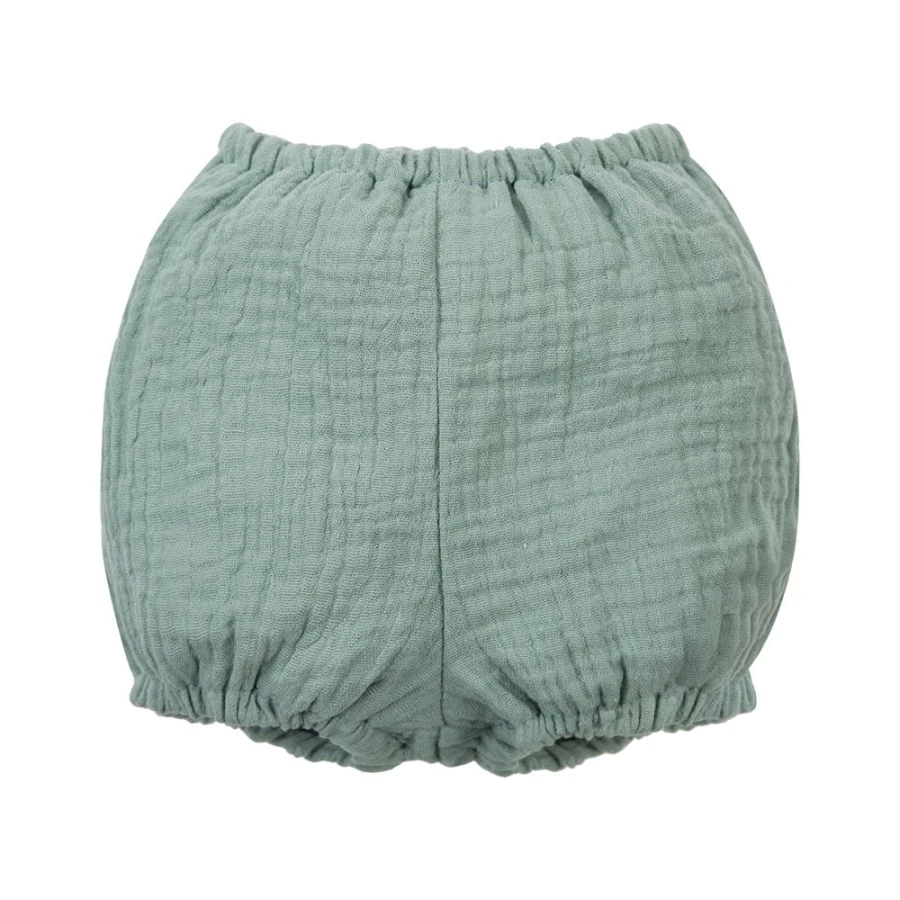 Dětské mušelínové bloomers zelené