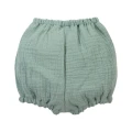 Dětské mušelínové bloomers zelené