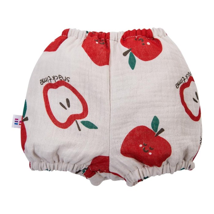 Dětské bloomers ecru s jablky