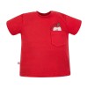 T-shirt chłopięcy czerwony z jabłuszkiem