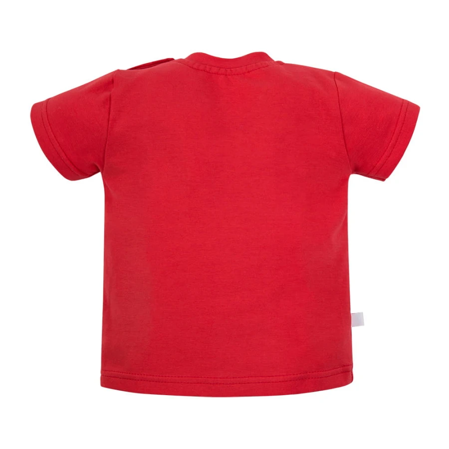 T-shirt dziecięcy bawełniany czerwony
