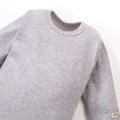 Baby bodysuit plain grey