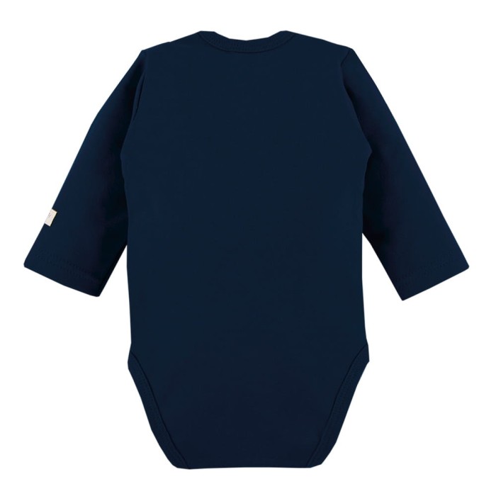 Baby bodysuit plain navy