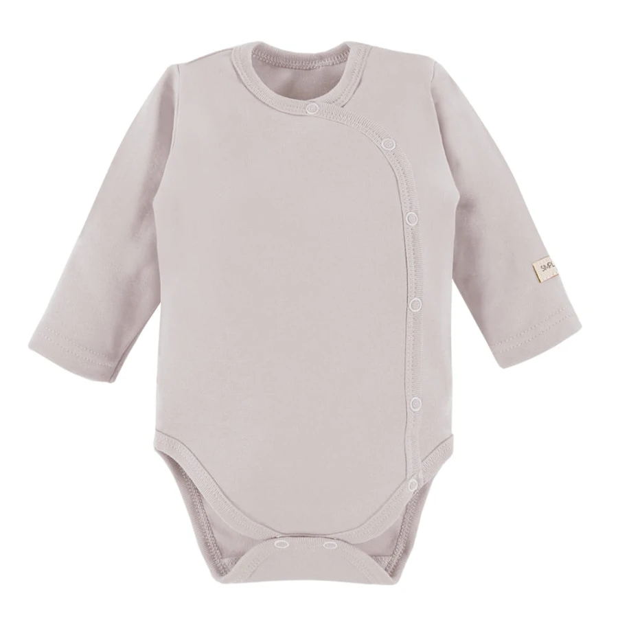Rozepínací body pro miminka, hladké béžové
