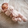 Pink merino kids jumpsuit