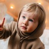 Caramel merino kids balaclava