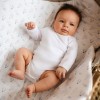 Ecru baby nest with balloons 75x75