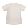 Girls' ecru T-shirt with cherry print