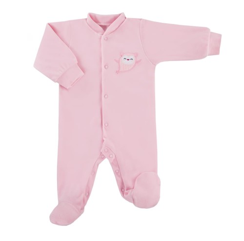 Velurový overal SNOW růžový