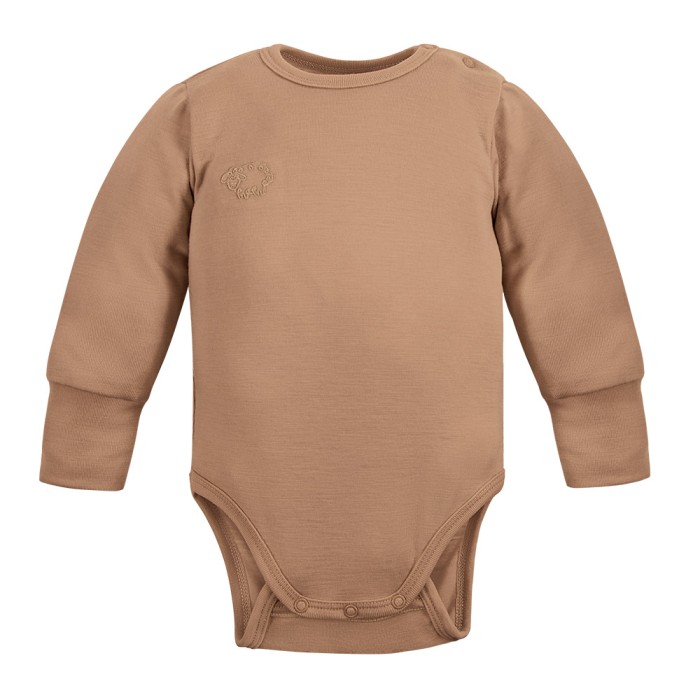 Karamelové merino body rostoucí s dítětem