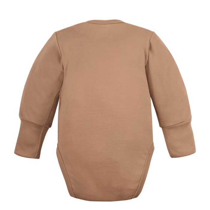 Karamelové merino body rostoucí s dítětem