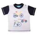 Baby boy set bike print T-shirt and shorts